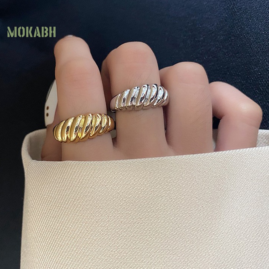 [Mới] Nhẫn Hở Điều Chỉnh Được Không Phai Phong Cách Pháp Cổ Điển Cá Tính Trang Sức Cho Nữ