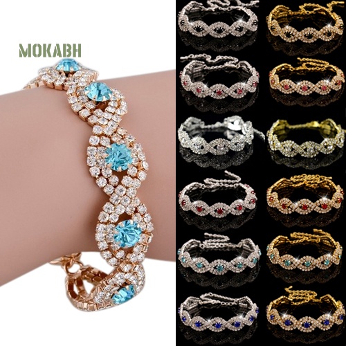 Vòng Đeo Tay Đính Đá Thanh Lịch Dành Cho Nữ