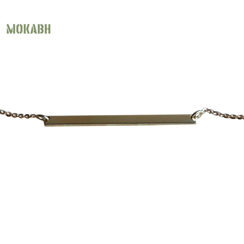 Vòng Tay Hợp Kim Mỏng Không Phai Hình Thanh Hợp Kim Đơn Giản Cho Nữ