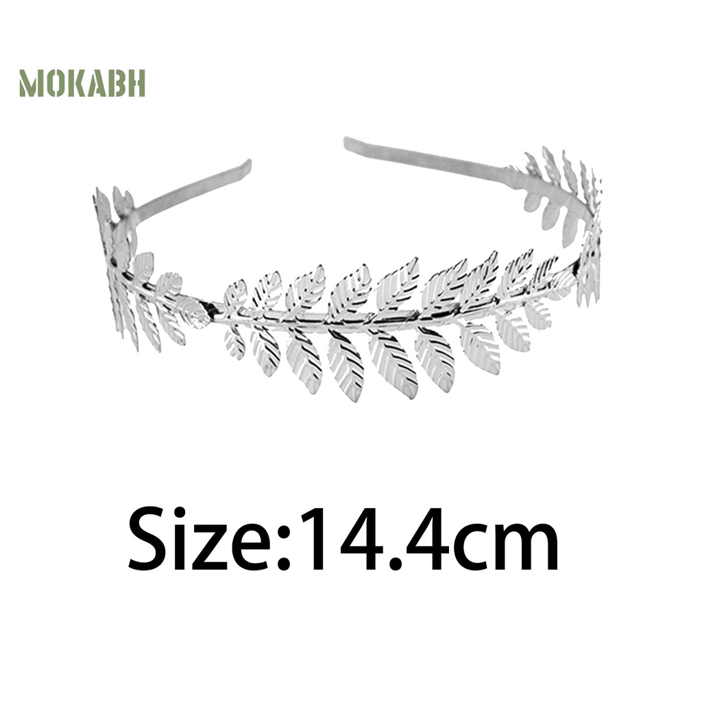 Băng Đô Cài Tóc Hình Vương Miện Hoa Lá Xinh Xắn Thời Trang