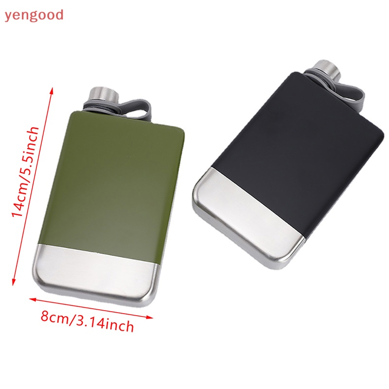 Bình Đựng Rượu Bằng Thép Không Gỉ 9 Oz Có Phễu Chống Rò Rỉ