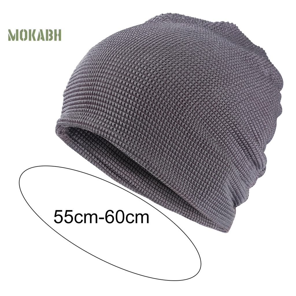 Mũ Beanie Màu Trơn Co Giãn Thoáng Khí Thời Trang Mùa Hè Cho Nam Và Nữ