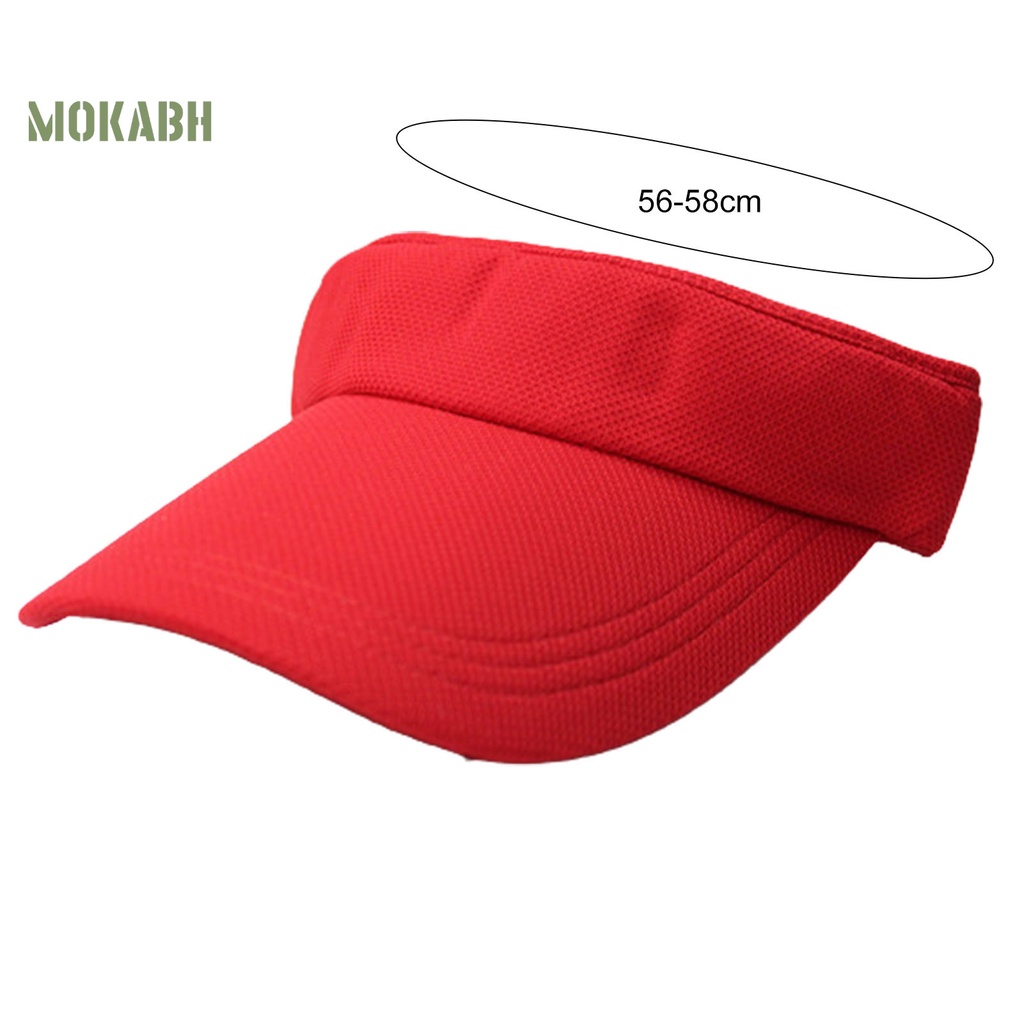 [Mok Abh] Mũ Lưỡi Trai Nửa Đầu Chống Nắng Không Chóp Thời Trang Cho Nam Và Nữ