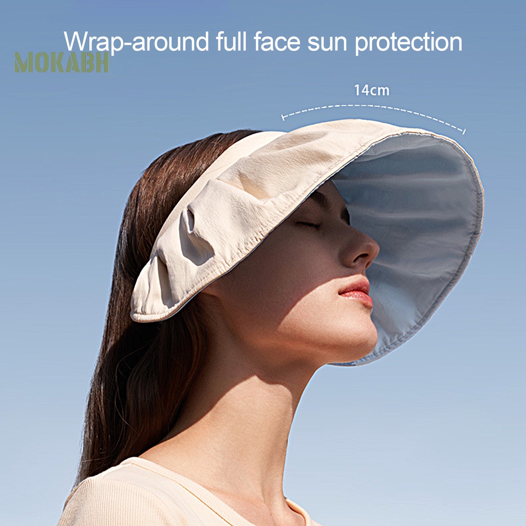 Mũ Lưỡi Trai Nửa Đầu Chống Nắng Chống Gió Thoải Mái Thoáng Khí Thời Trang Mùa Hè Cho Nữ