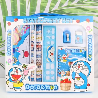 Bộ dụng cụ học tập set 1 hình doraemon doremon dễ thương cute mon0057