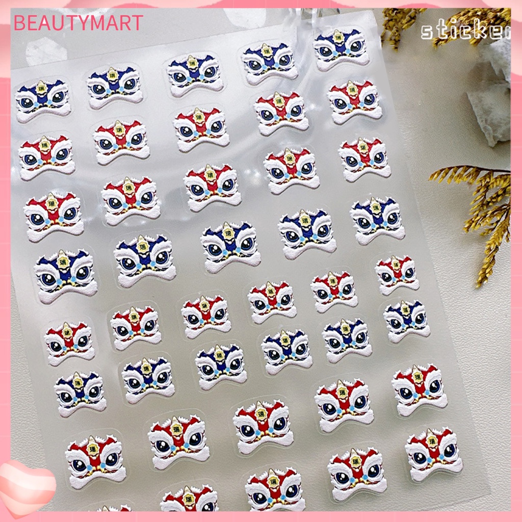 Hình Dán Móng Tay 3D Tự Dính Nhiều Màu Sắc Có Thể Tháo Gỡ