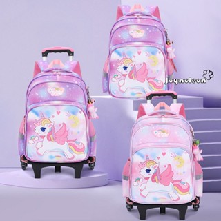 Joyncleon Ba Lô Đi Học Có Bánh Xe Kéo Dành Cho Bé Gái Lớp 1-6