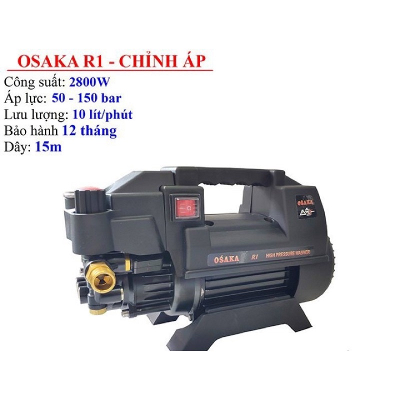 Máy Rửa Xe mini OSAKA R1 2800W bảo hành 12 tháng STORE thiết bị