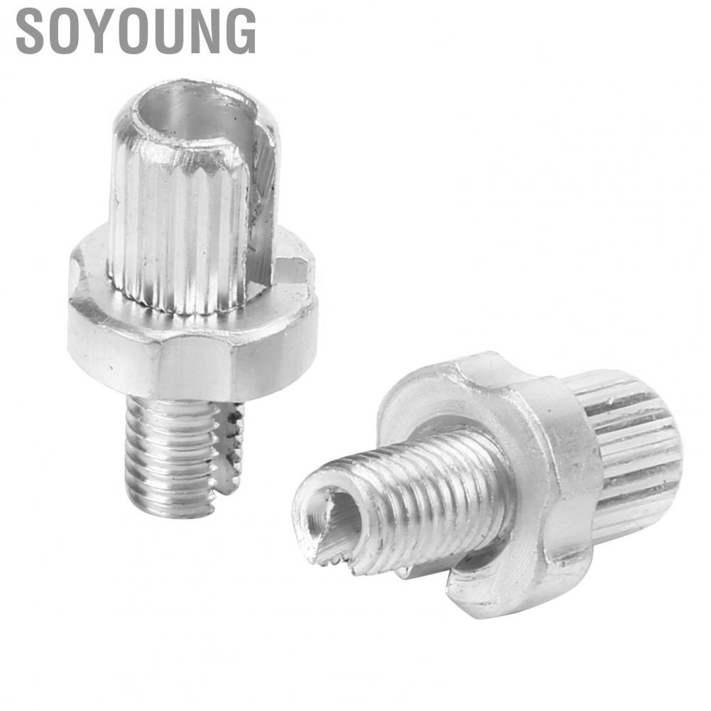 Soyoung Brake Lever Adjuster  Aluminium Alloy High Strength Adjusting Screws 2PCS for Road Bikes Mountain Bike