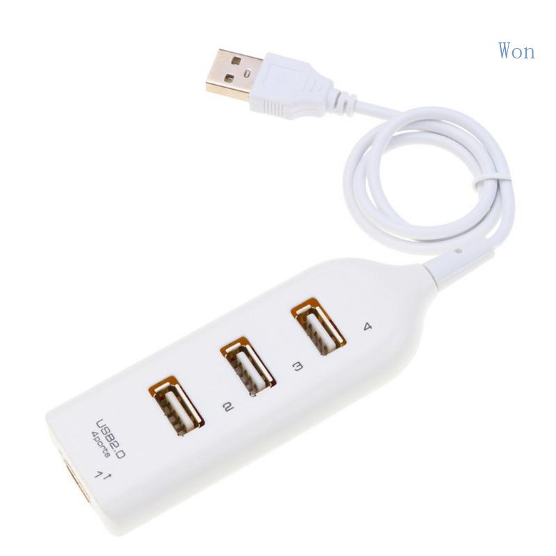 Bộ Chia 4 Cổng Mini USB 2 0 Tốc Độ Cao ​​Hub Chia Cổng USB Cho PC Laptop