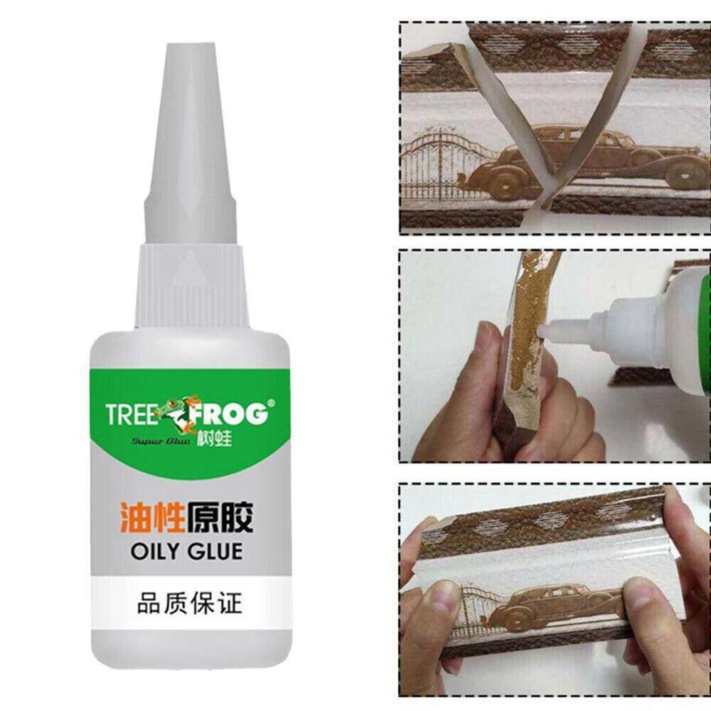 Super Glue Strong Gam Kuat 50G Original Tree Frog Oily Glue Multifunction Universal Adhesive