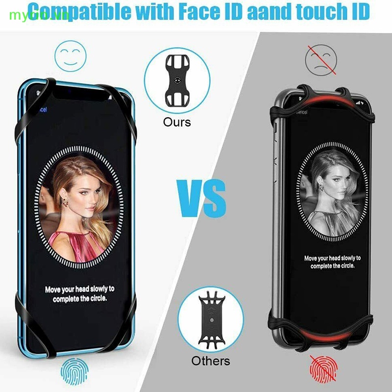 Giá Đỡ Điện Thoại Bằng Silicon Có Thể Xoay 360 Độ Gắn Xe Đạp Leo Núi Tiện° Vn VN Có Thể Xoay Được