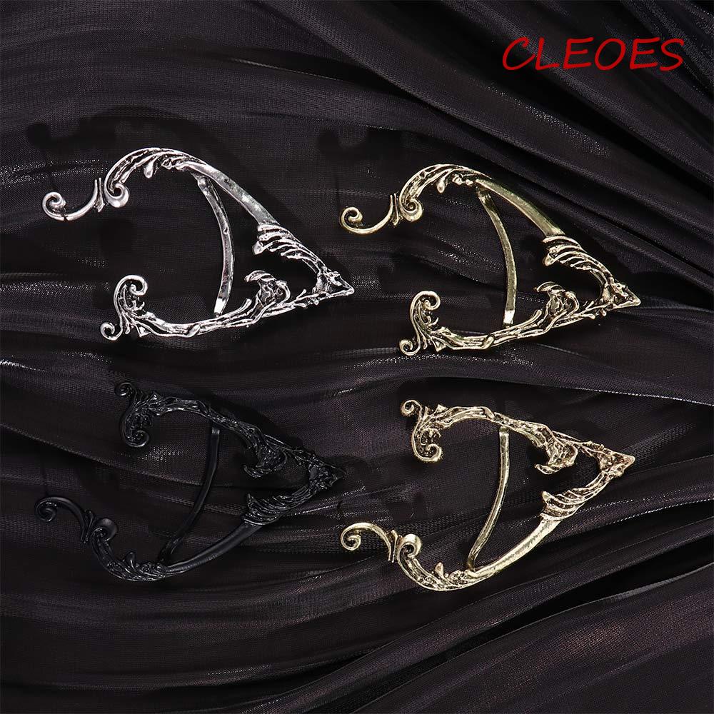 Bông Tai Dạng Kẹp Màu Sắc Trơn Phong Cách Hip Hop Hàn Quốc Cho Nữ