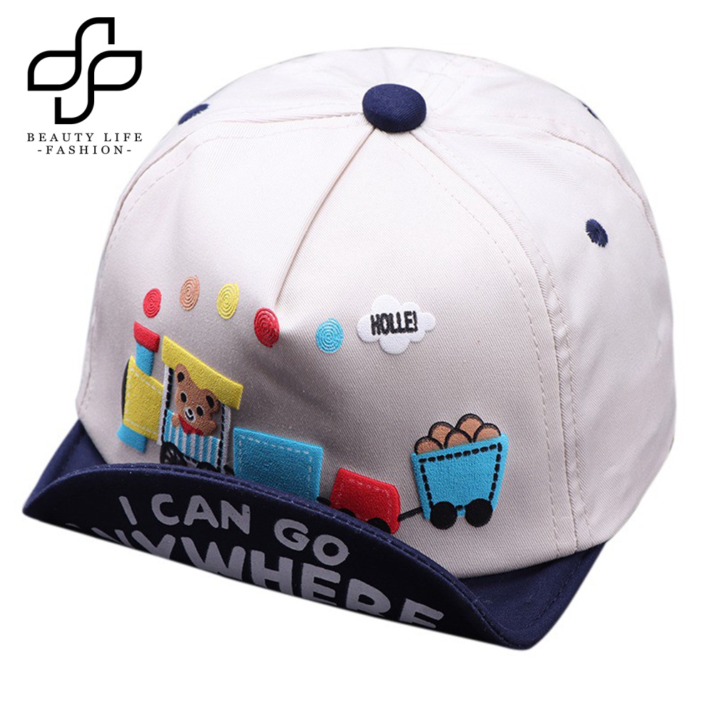 Nón Lưỡi Trai Thoáng Khí Hình Gấu Hoạt Hình Dễ Thương Cho Bé