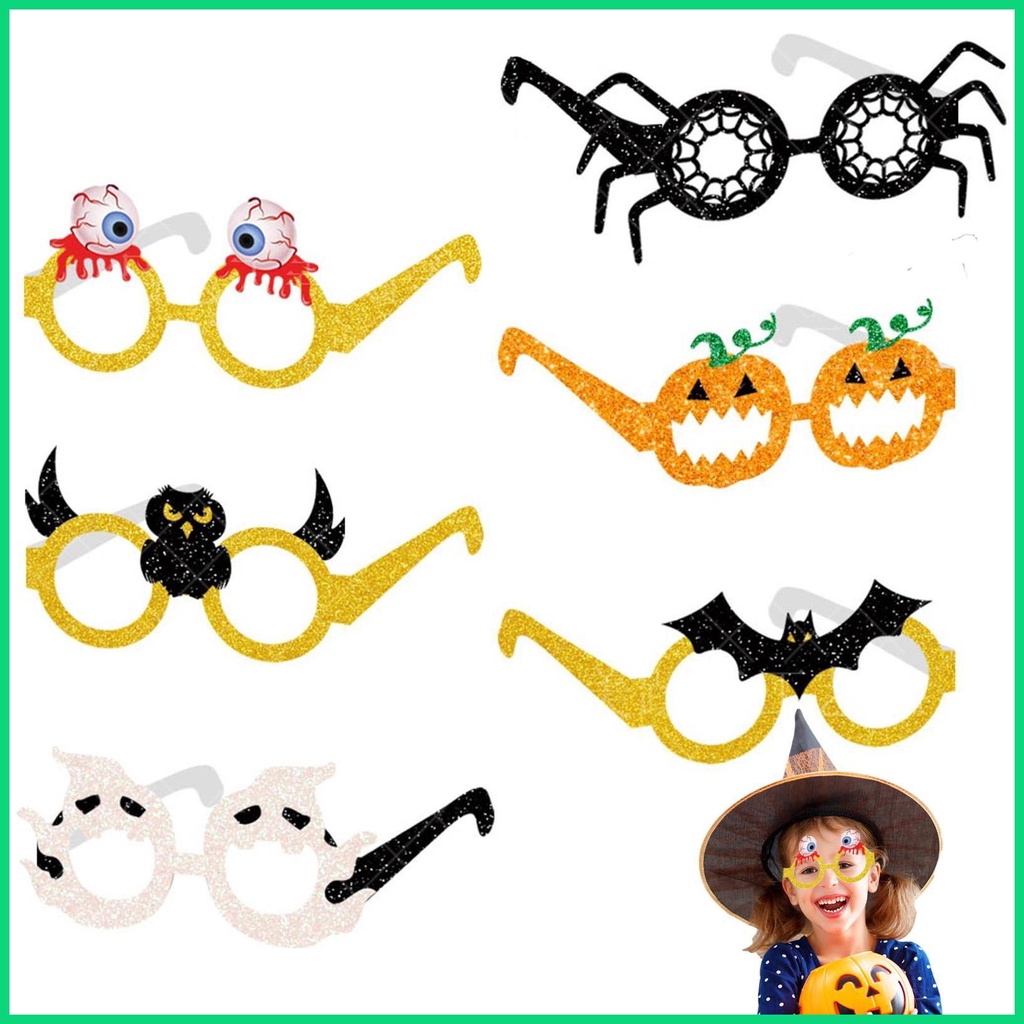 Set 6 Kính Mát Phong Cách Halloween Độc Đáo