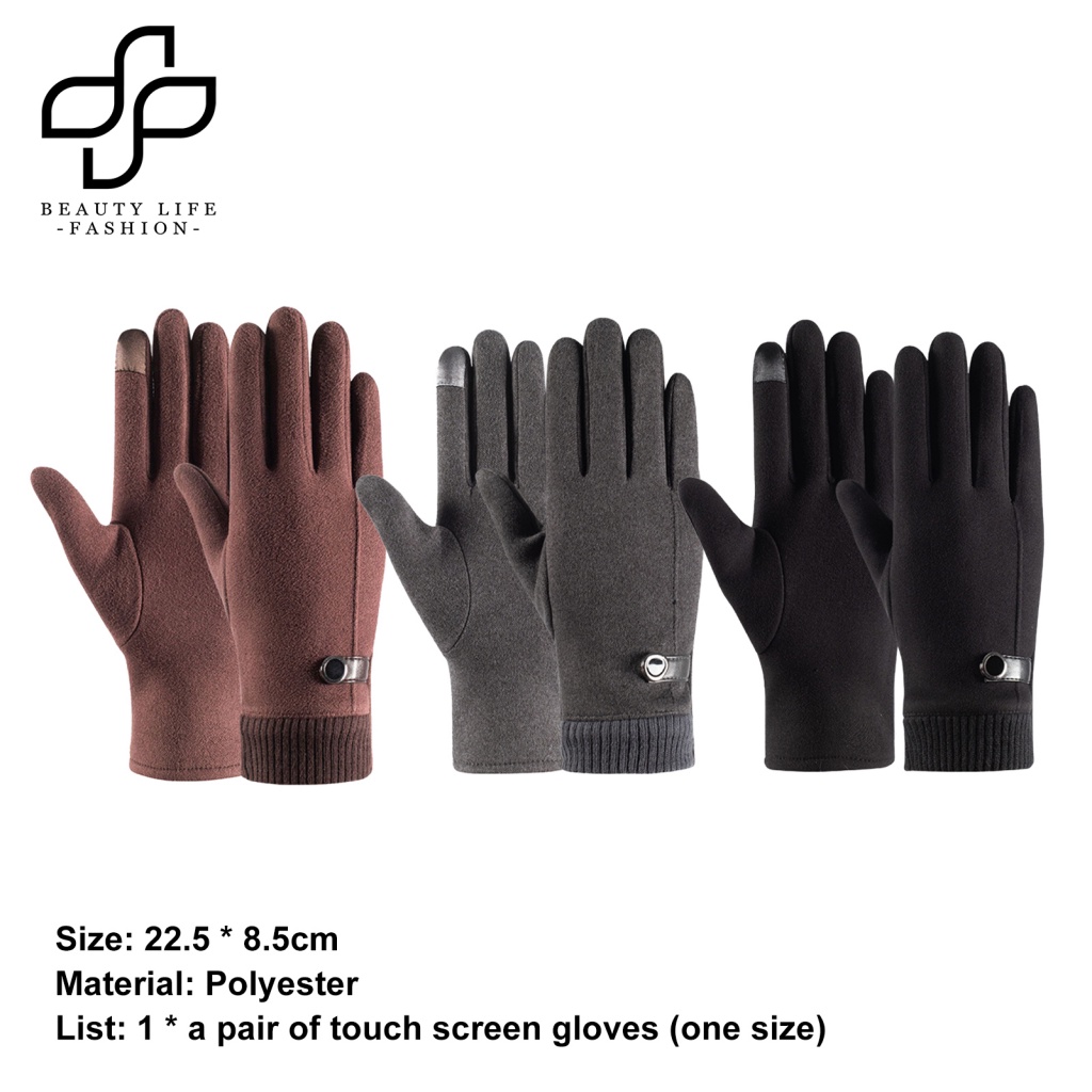 Găng Tay Nhung Chống Gió Co Giãn Thời Trang Mùa Đông Dành Cho Nữ