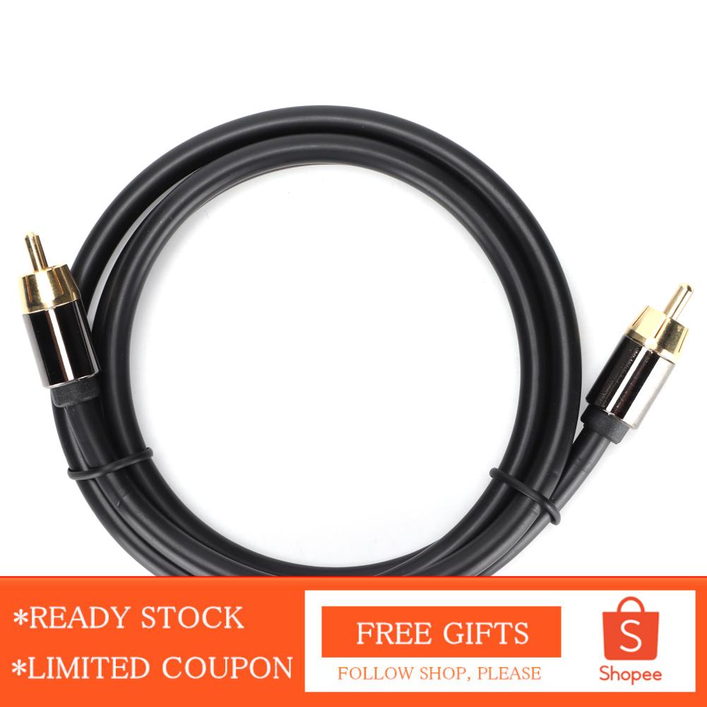 Alwaysonline 1m 1 Male To Subwoofer Digital Coaxial Cable Lead Audio Video