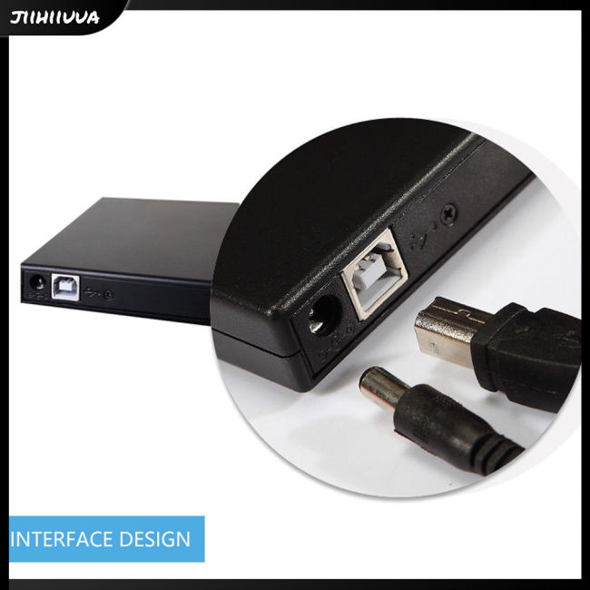 Đầu Đọc Đĩa Dvd Cd Rw Kết Nối Usb Cho Windows 98 / 8 / 10 Laptop Pc