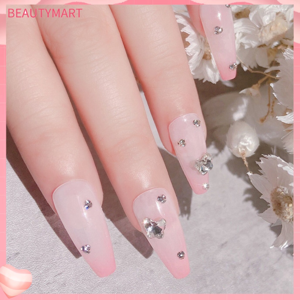 Set 10 Phụ Kiện Trang Trí Móng Nghệ Thuật Tạo Hiệu Ứng Pha Lê 3D Màu Sắc Sống Động Sáng Tạo Dành Cho Học Sinh Charms