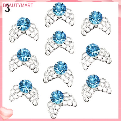 Set 10 Hạt Đá 3D Đính Móng Nghệ Thuật DIY