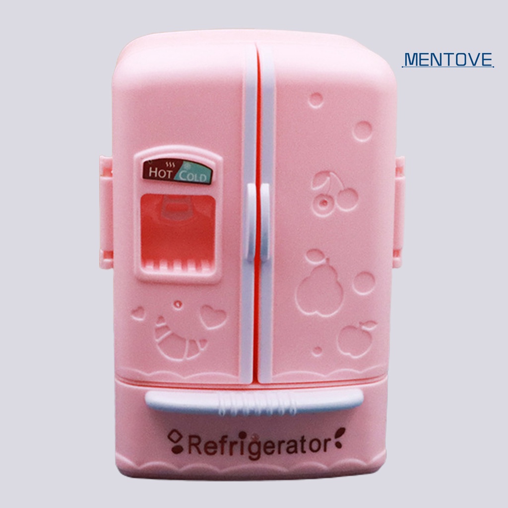 Mô Hình Tủ Lạnh Hai Cửa Độc Đáo Trang Trí Nhà Búp Bê Tỷ Lệ 1 / 12