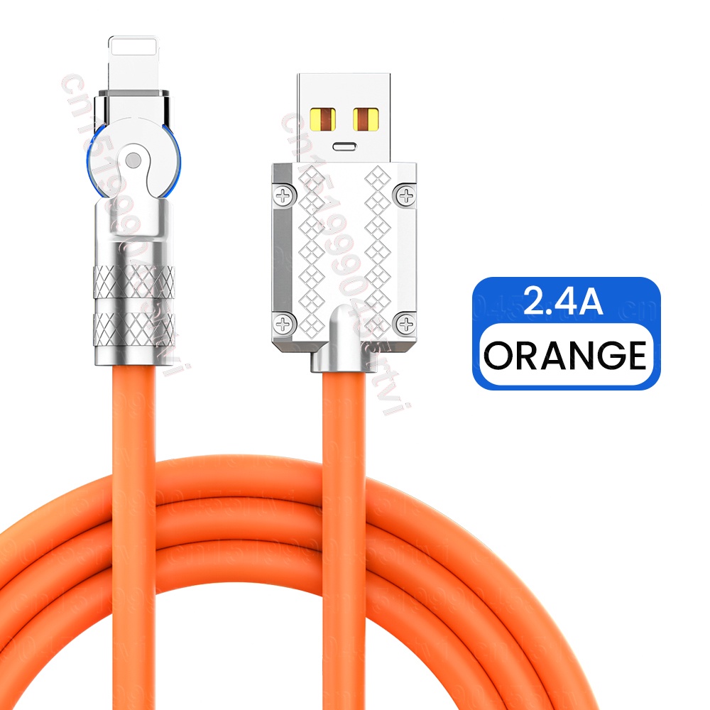 Cáp sạc nhanh EAGLADE ZEEJUL truyền dữ liệu USB bằng TPE mềm xoay 180 độ cho điện thoại