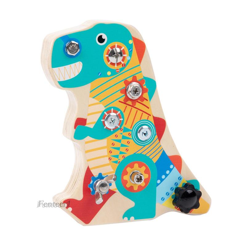 [Fenteer1] Bộ Đồ Chơi Bảng Đinh Vít Montessori Cho Trẻ Mẫu Giáo 3 4 5 Tuổi