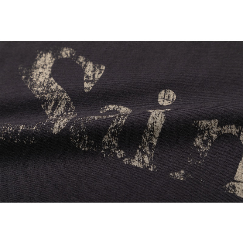 Áo Thun Cotton Nguyên Chất Tay Ngắn Dáng Rộng Phong Cách Retro Mỹ Cho Nam Và Nữ