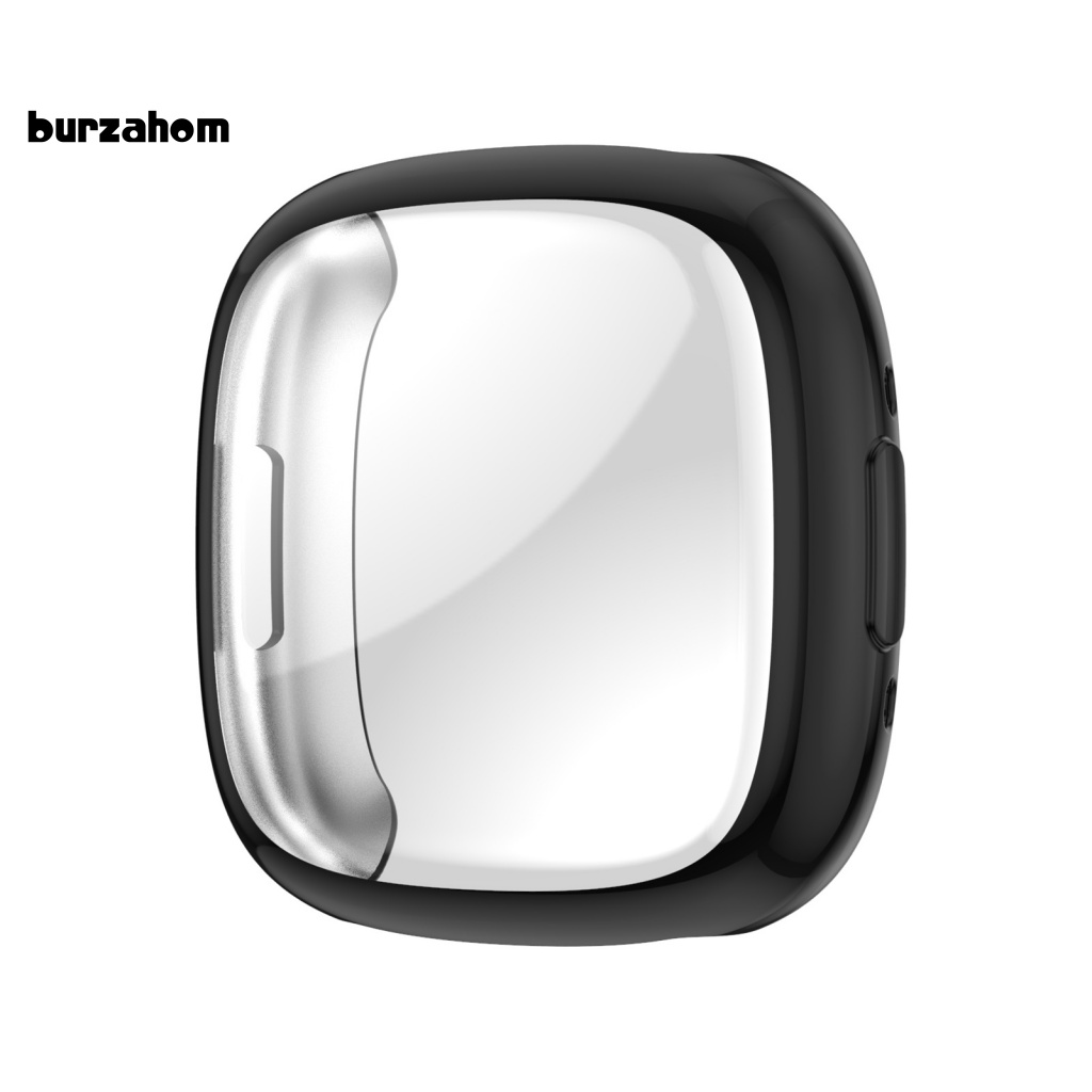 Ốp Bảo Vệ Bằng TPU Mạ Điện Chống Rơi Chống Bụi Cho Đồng Hồ Thông Minh Fitbit Versa4 / Sense2