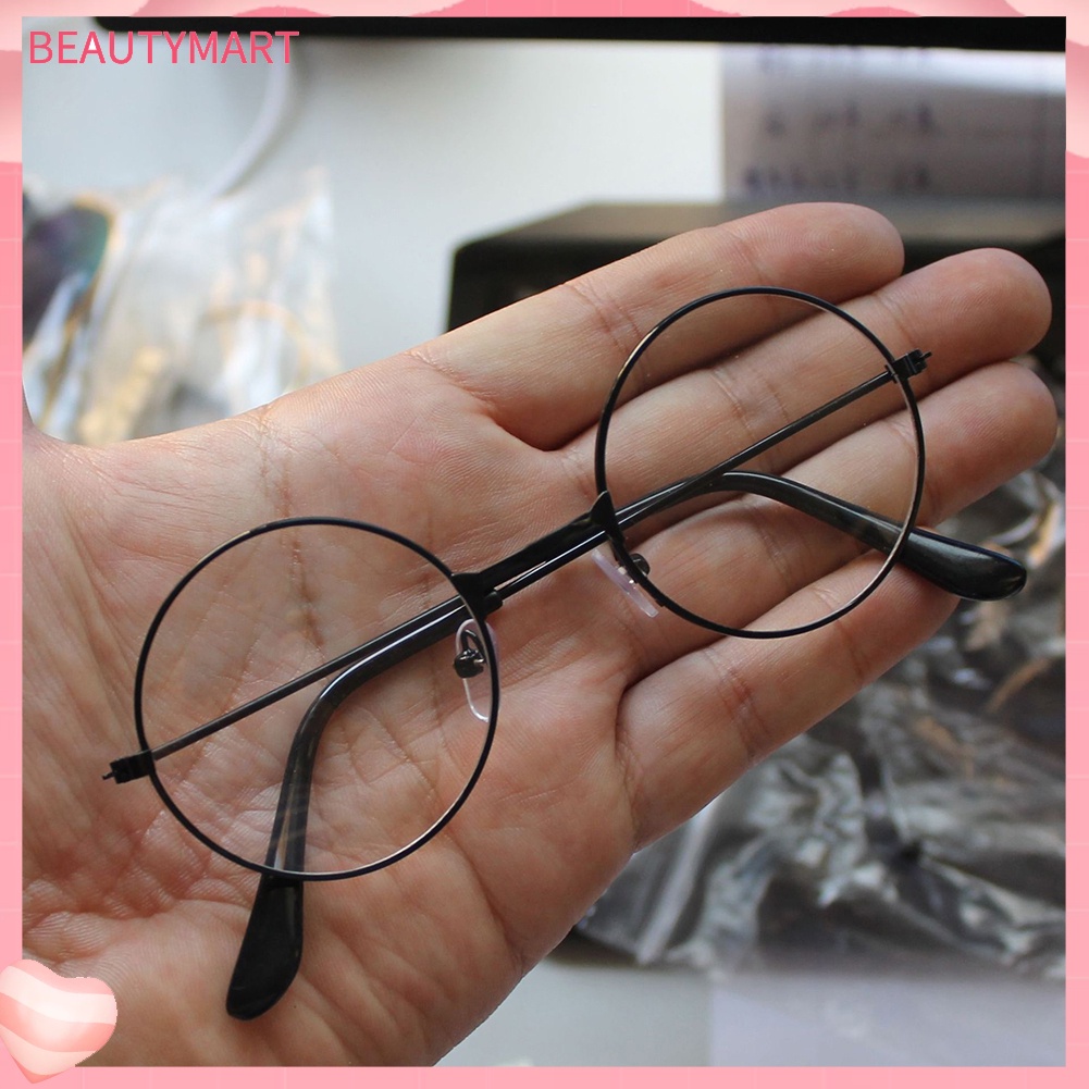 Kính Mát Tròn Gọng Kim Loại Chống Tia UV400 Dùng Làm Đạo Cụ Chụp Ảnh Cho Bé Sơ Sinh