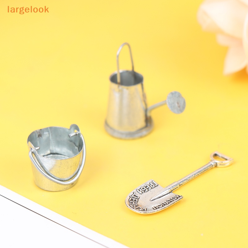 Set 3 Bình Tưới Nước Mini Tỉ Lệ 1: 12 Cho Nhà Búp Bê