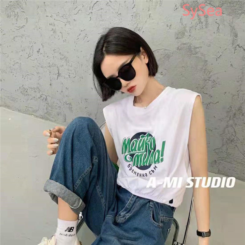 Áo Hai Dây Dáng Rộng Hở Lưng Phong Cách Hàn Quốc Thời Trang Mùa Hè Cho Nữ