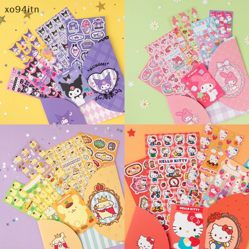 1 Gói Nhãn Dán Trang Trí Sổ Tay Hình Melody Dễ Thương DIY