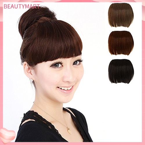 Tóc Mái Giả Thẳng Dài Có Kẹp Dành Cho Nữ