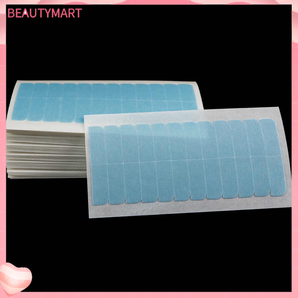 Bộ 5 Tấm 60 Miếng Dán Tóc Giả Mềm Mại Thoáng Khí Không Để Lại Dấu Vết