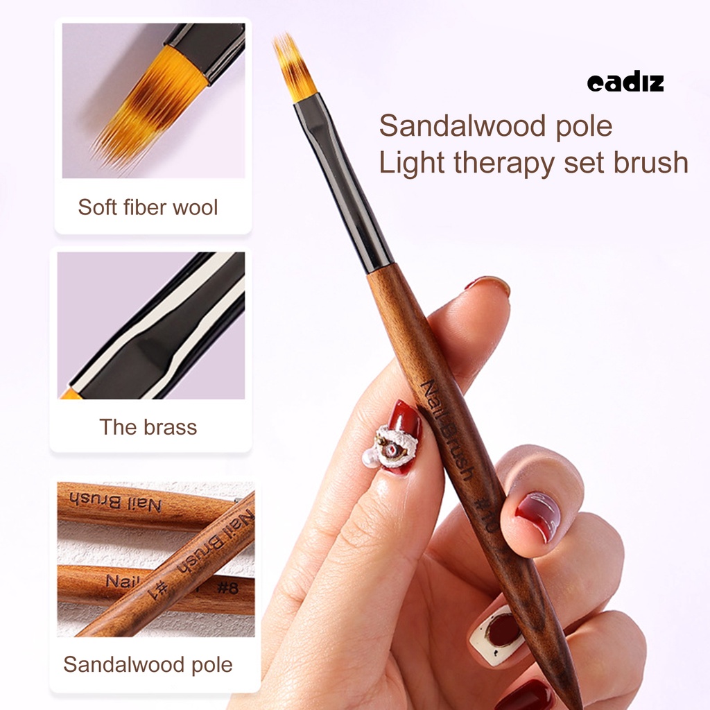 Cọ Vẽ Móng Tay Lông Mềm Không Đánh Dấu DIY Kèm Vỏ Đựng