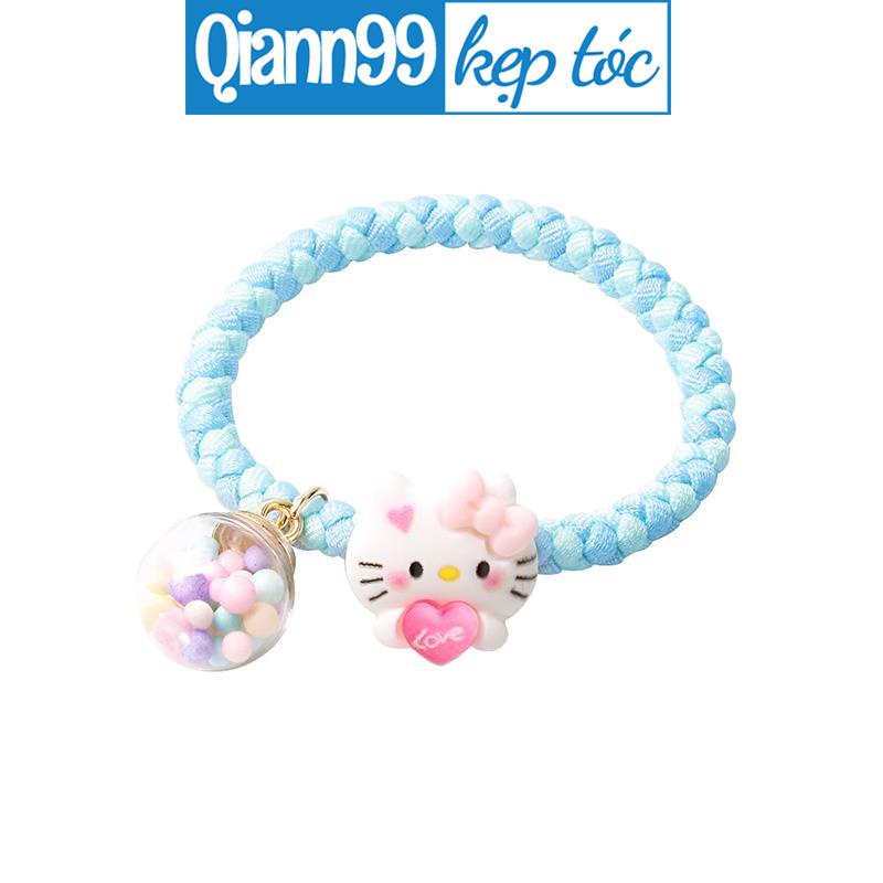 ❤️Dây buộc tóc Sanrio, buộc tóc Kuromi, Dây cột tóc Scrunchies, Dây buộc tóc dễ thương phong cách hàn quốc