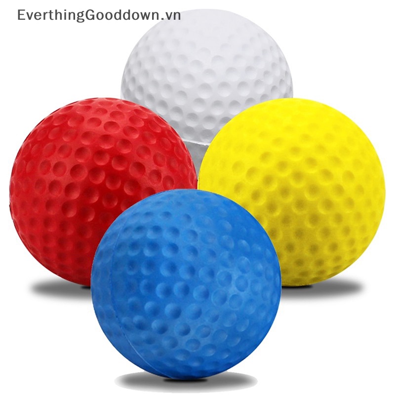 Everthinggooddown Set 5 Quả Bóng Golf Bằng Xốp PU Mềm Dành Cho Bé Tập Chơi Trong Nhà