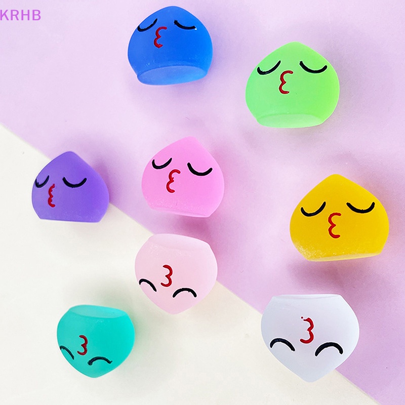 Bộ 5 Tượng Giọt Nước Nhỏ Bằng Nhựa Phát Sáng Dễ Thương Trang Trí Bảng Điều Khiển Xe Hơi / Nhà Cửa Mới