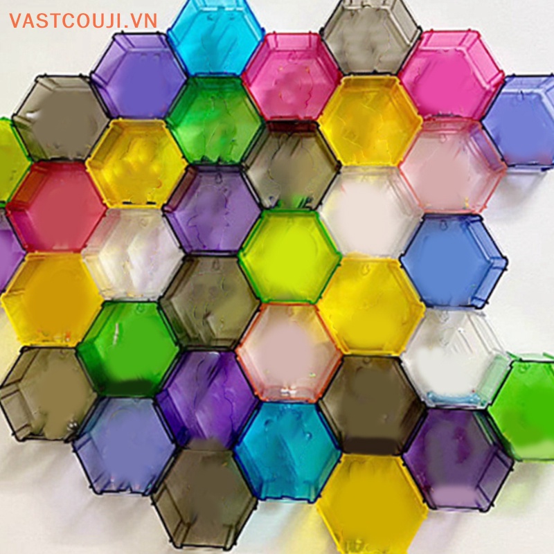 Hộp Đựng Mô Hình VASTJI Lục Giác Trong Suốt Dùng Trưng Bày DIY