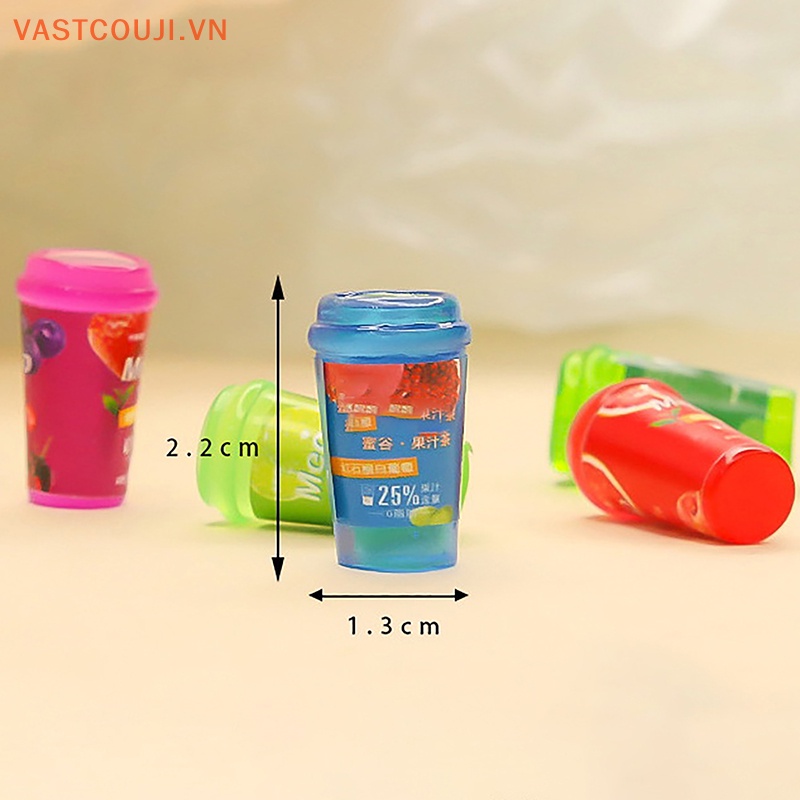 Set 5 Ly Nước Mini Trang Trí Nhà Búp Bê