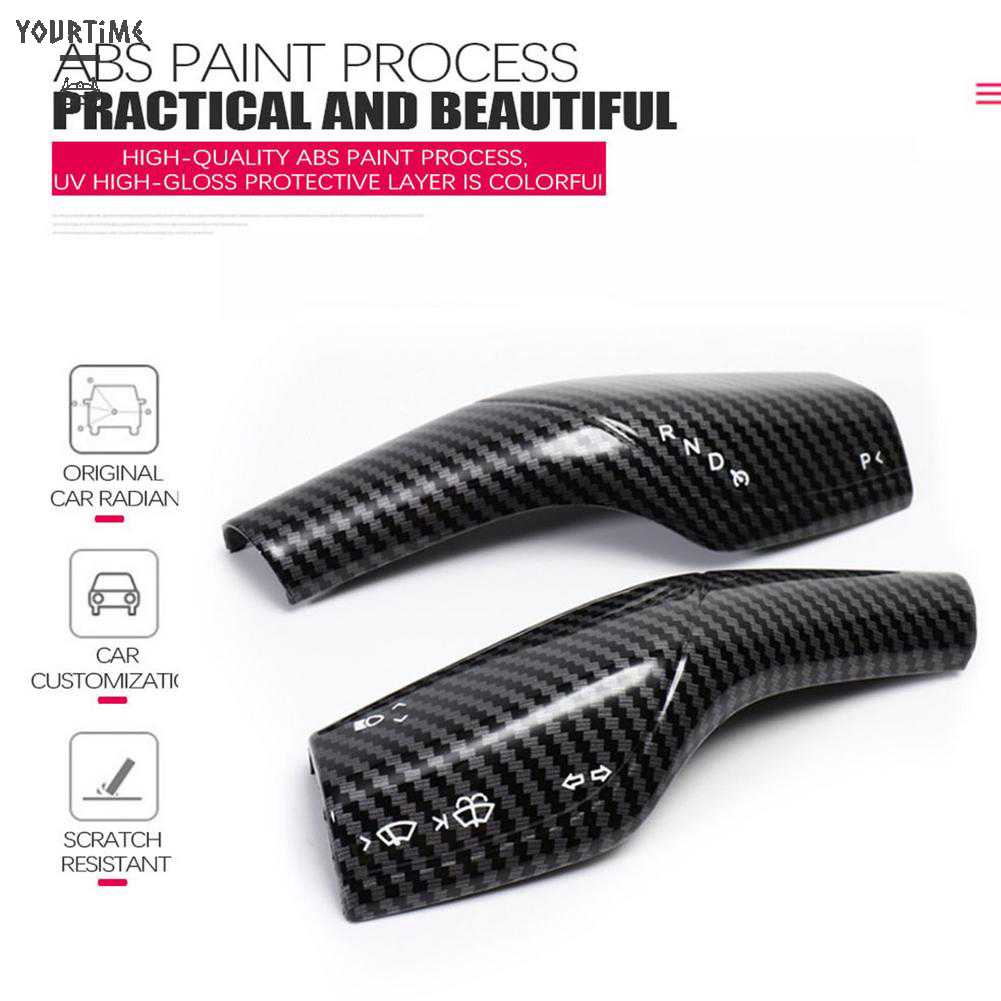 Set 2 Vỏ Bọc Cần Gạt Số Cho Tesla Model 3 / Y