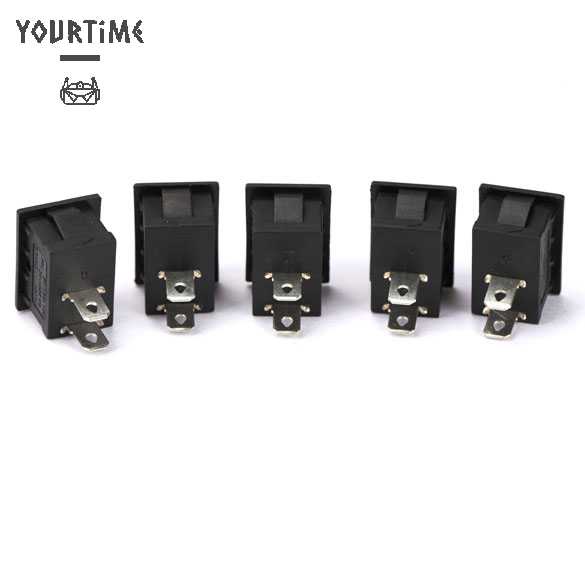 Set 20 Công Tắc Bật / Tắt Màu Đen Cho Động Cơ Xe Hơi