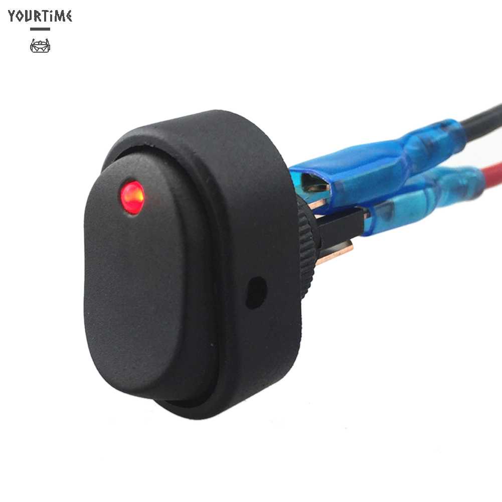 Set 4 Công Tắc Bật / Tắt Đèn LED 12V 30A 30A Cho Tàu Thuyền