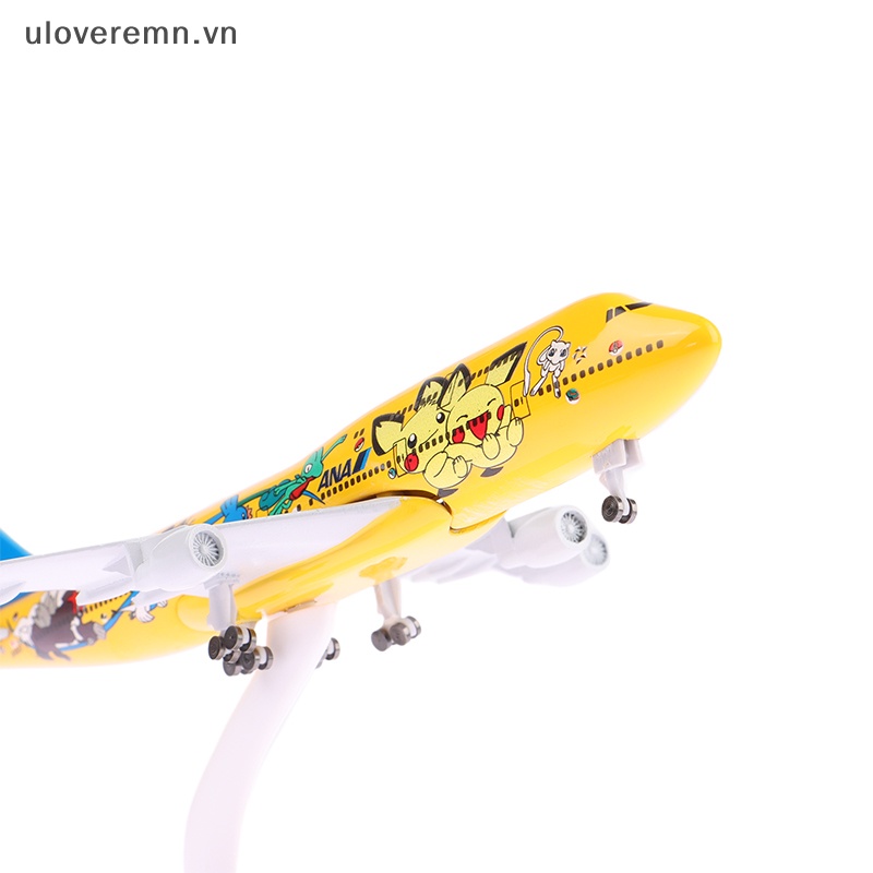 Mô Hình Máy Bay Uloveremn 20cm B747 Bằng Hợp Kim Nhôm