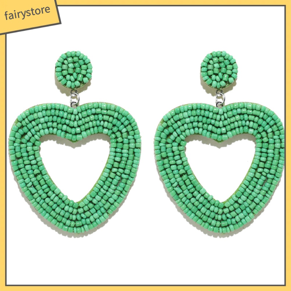 Bông Tai Hình Trái Tim Thời Trang Dành Cho Nữ