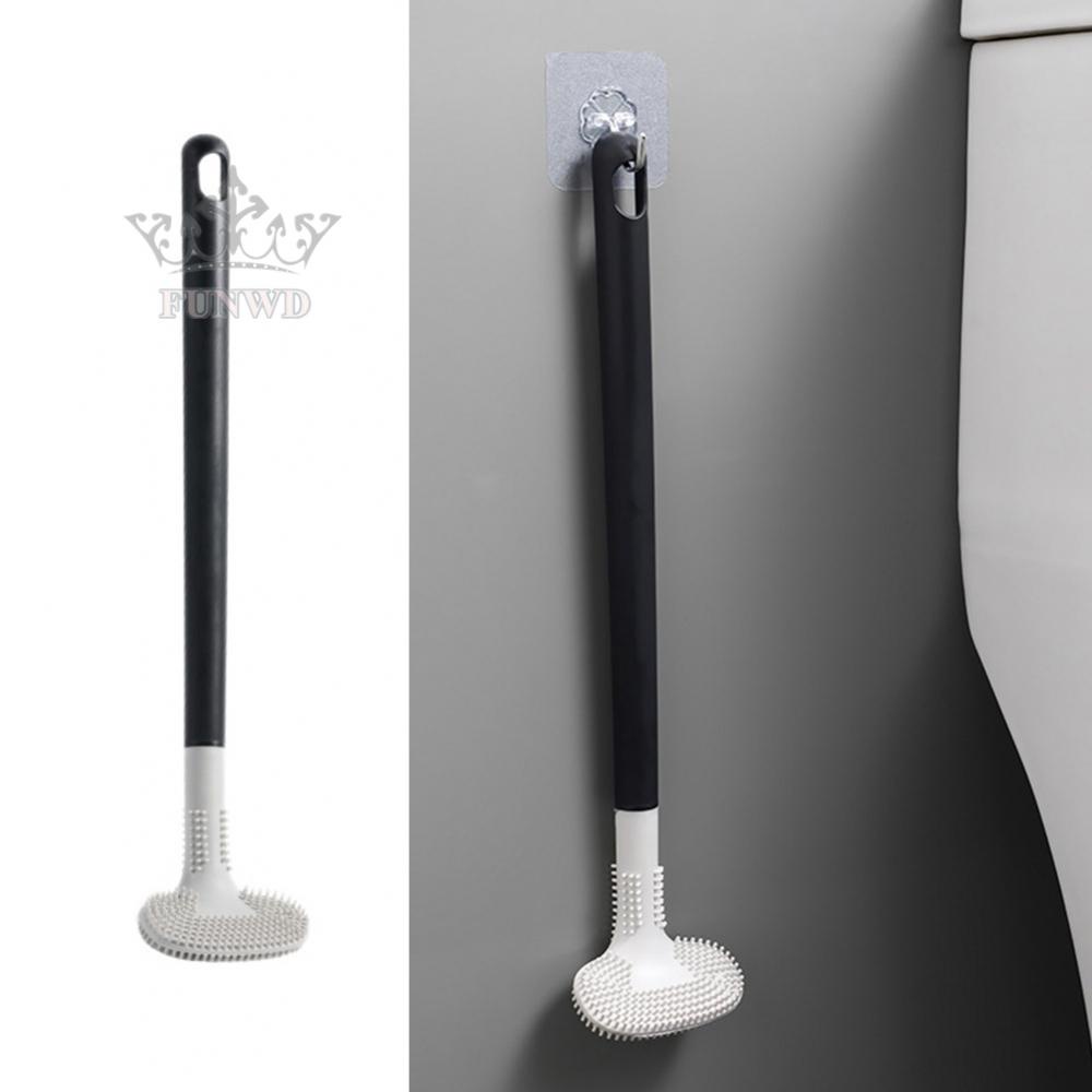 Bàn Chải Vệ Sinh Toilet Bằng Silicone Linh Hoạt Tiện Dụng