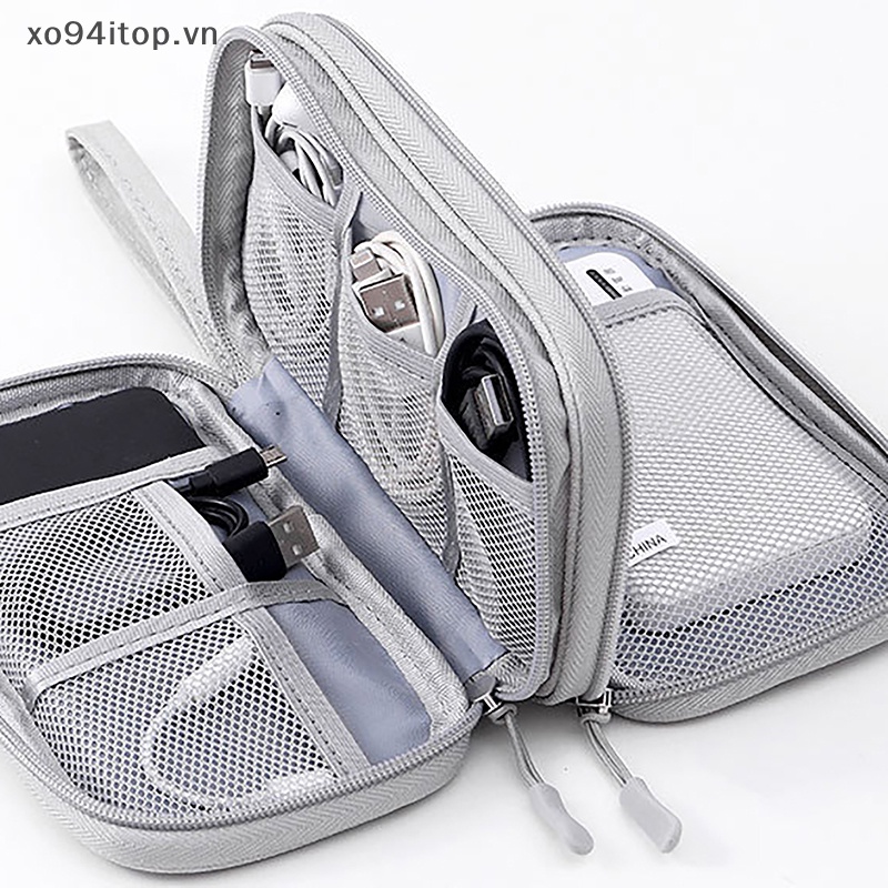 Túi Đựng Phụ Kiện Điện Tử / Dây Cáp Gọn Gàng Tiện Dụng Mang Theo Du Lịch