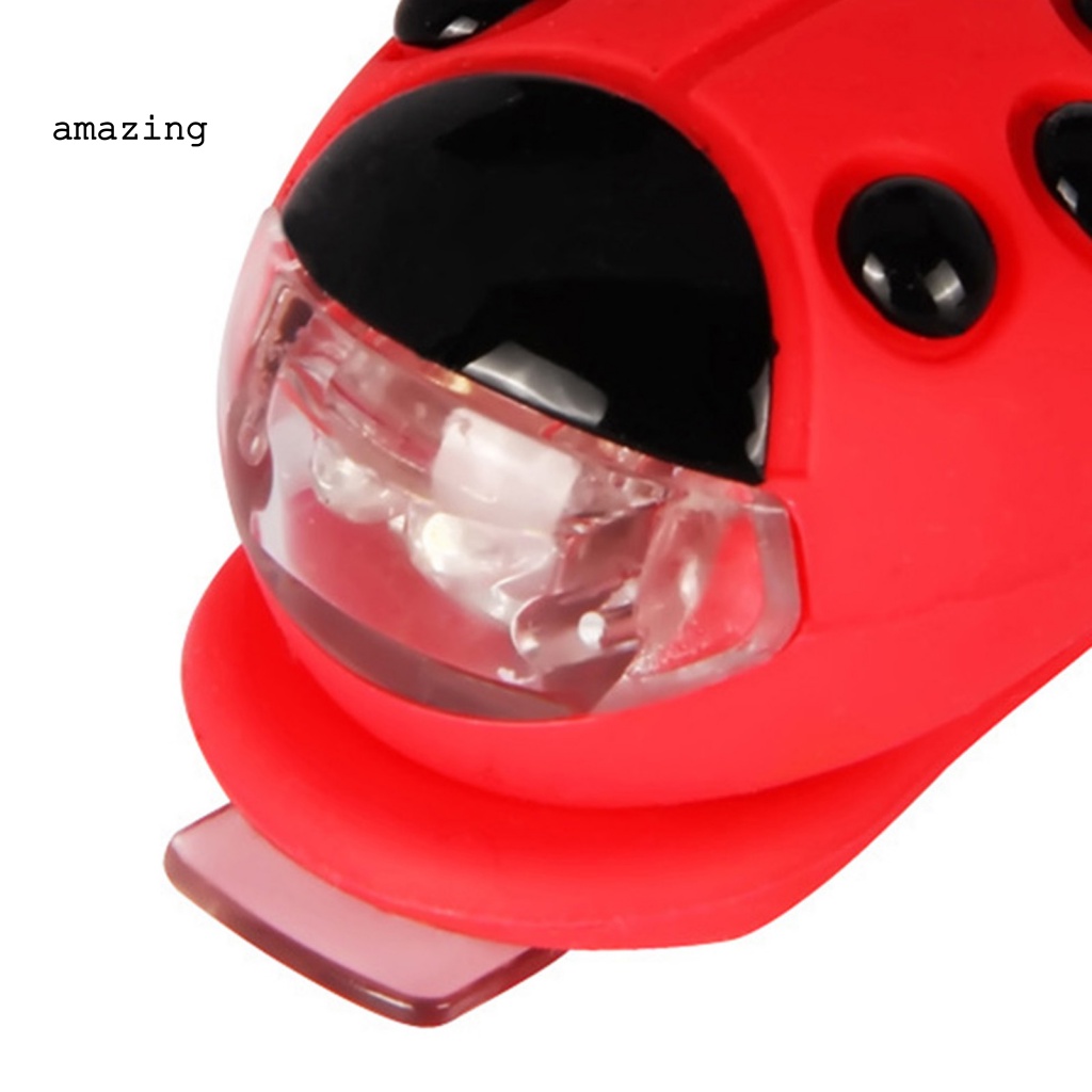 Đèn Pha Led Cảnh Báo An Toàn Hình Bọ Rùa Cho Xe Đạp Scooter