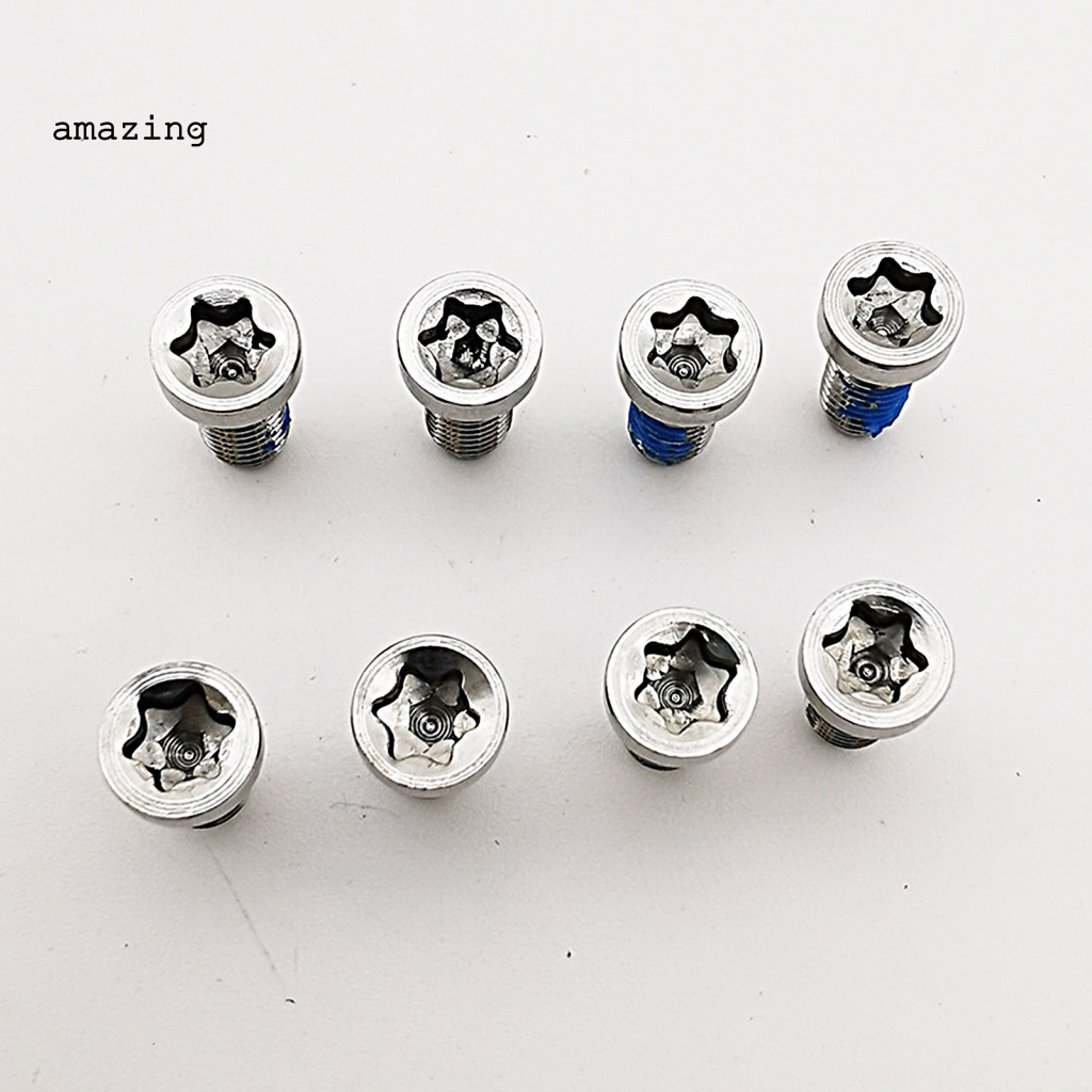 Set 8 Ốc Vít Bằng Thép Không Gỉ Cho Đĩa Phanh Xe Đạp Sram